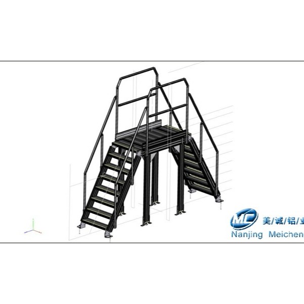 工業鋁型材框架定制——鋁型材過線梯